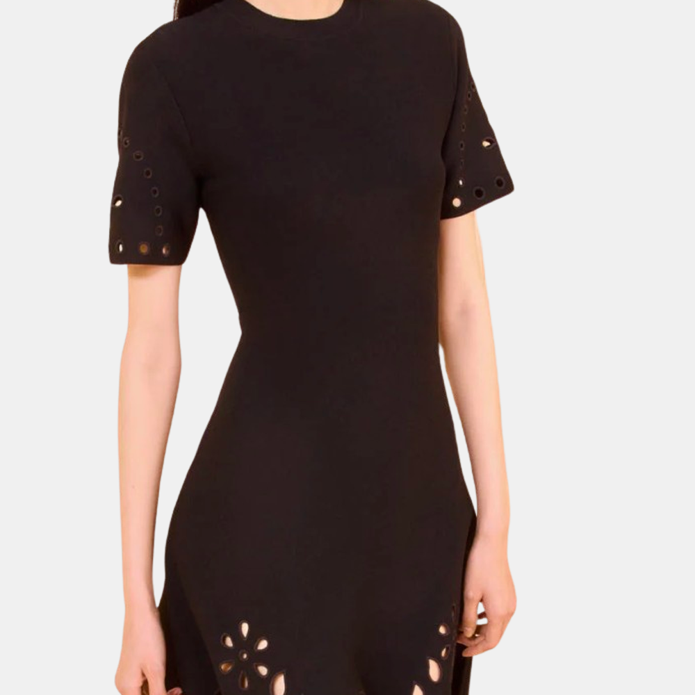 Fania Short Sleeve Knit Mini Dress