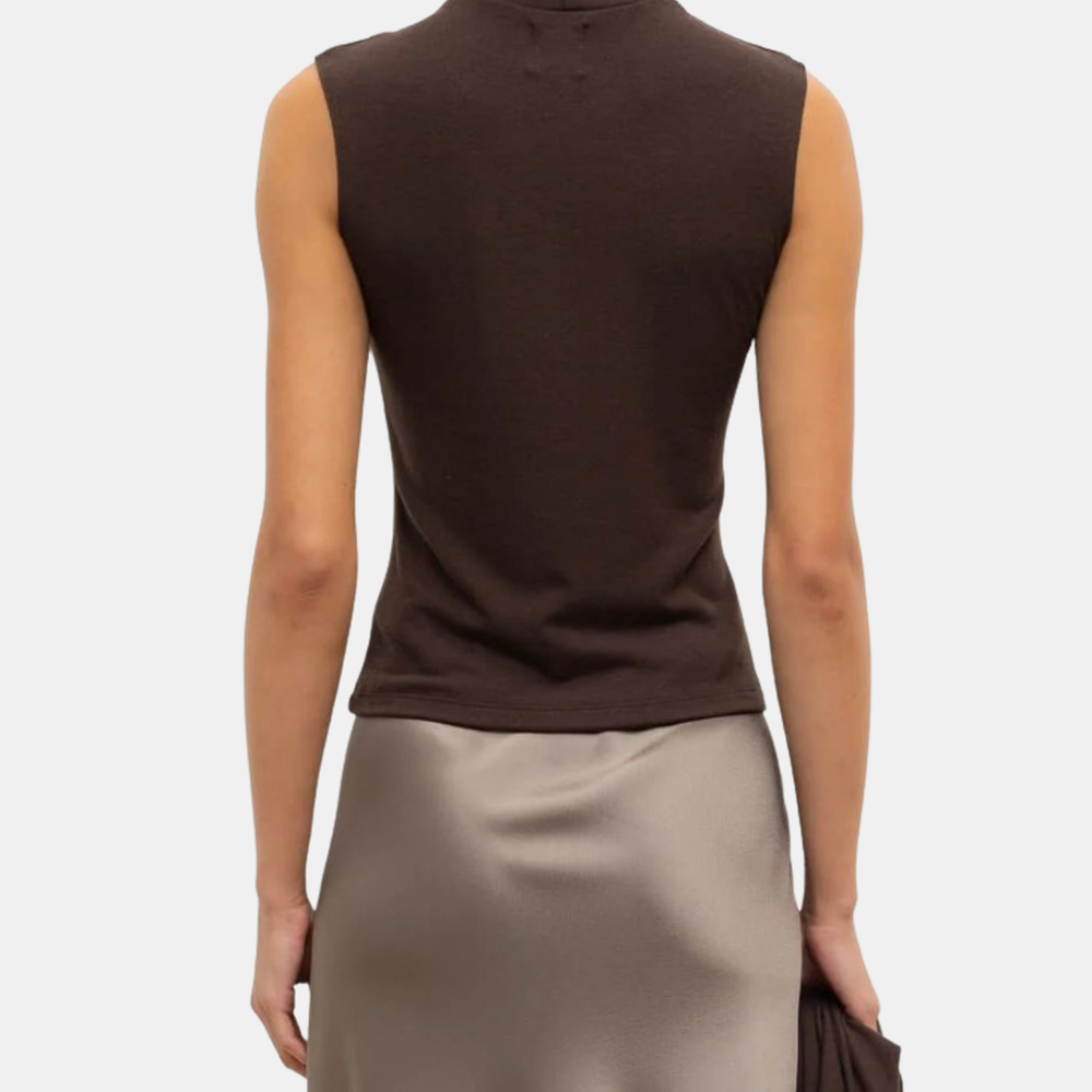 Lauren Sleeveless Turtleneck