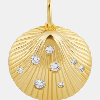 Fluted Shell Charm