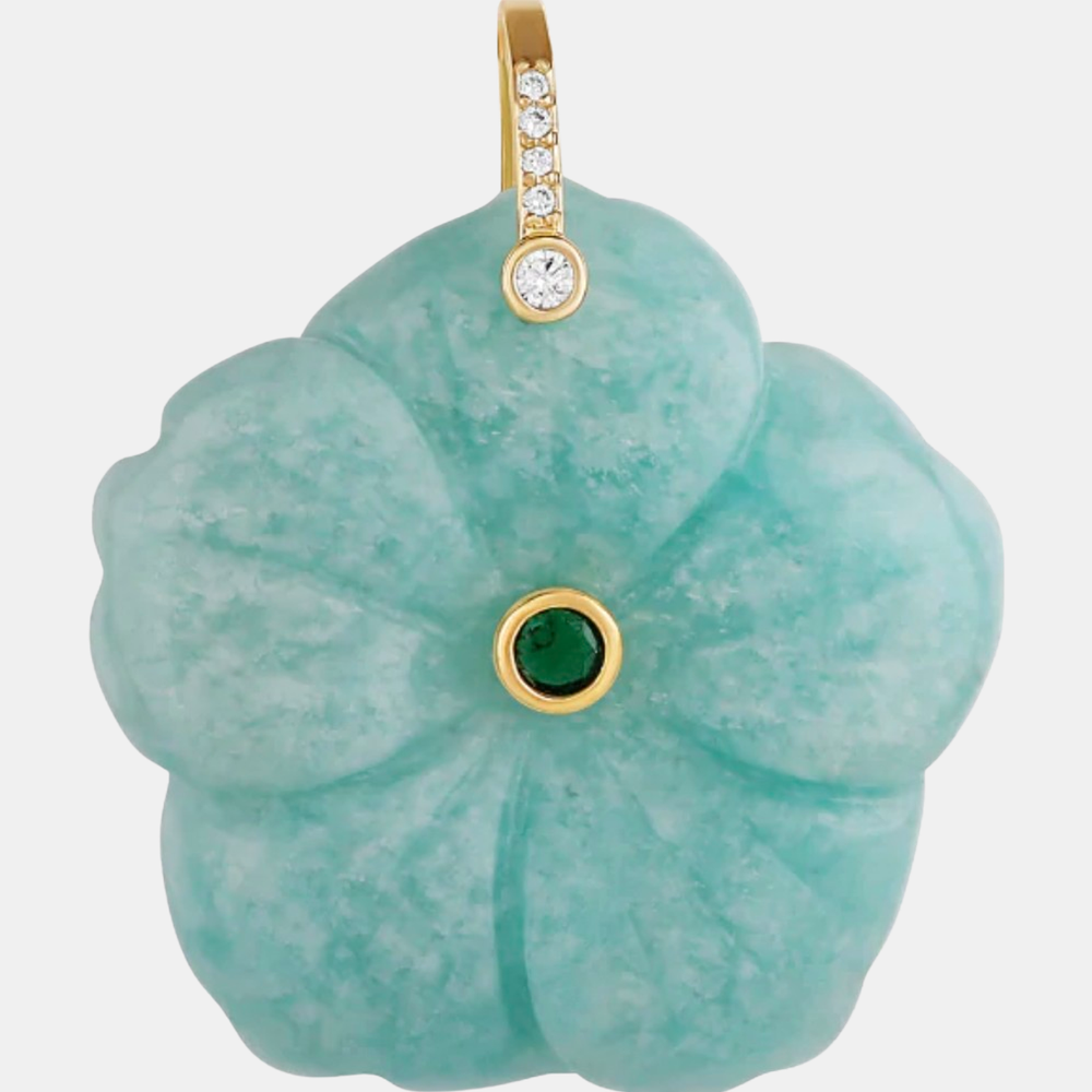 Carved Flower Charm