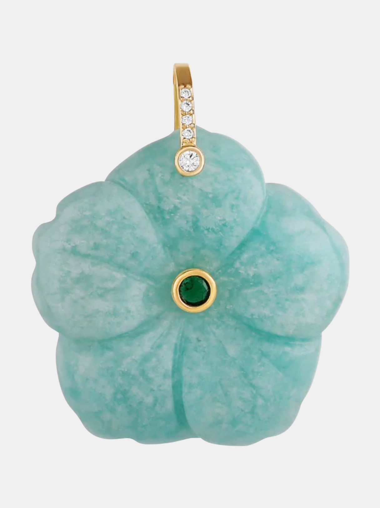 Carved Flower Charm