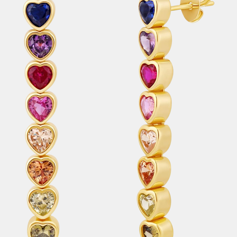 Candy Hearts Drop Earrings