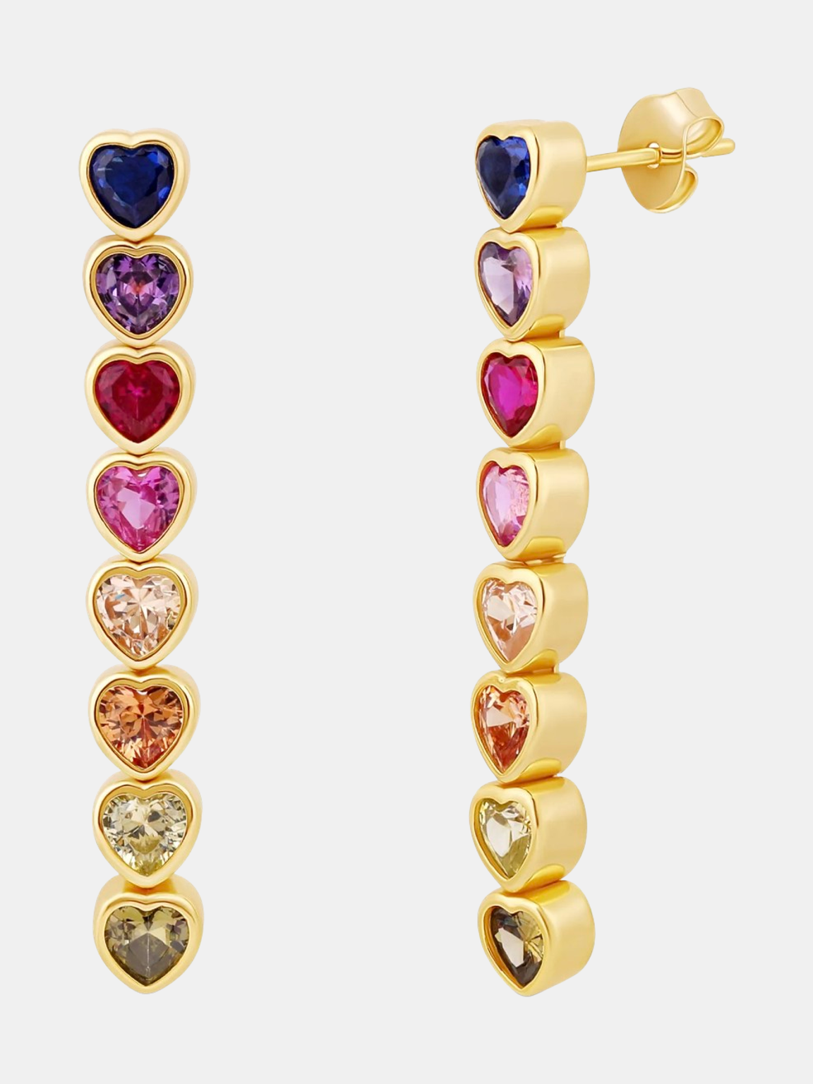 Candy Hearts Drop Earrings