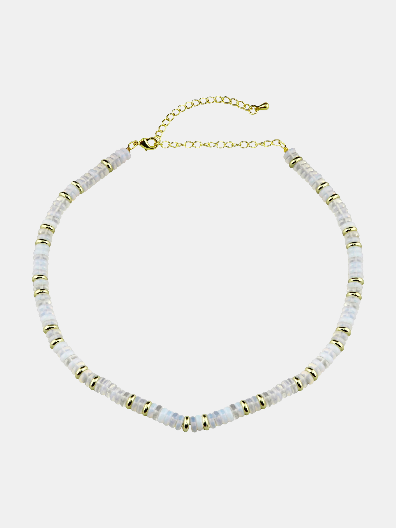 Clear Opal Pukka Necklace