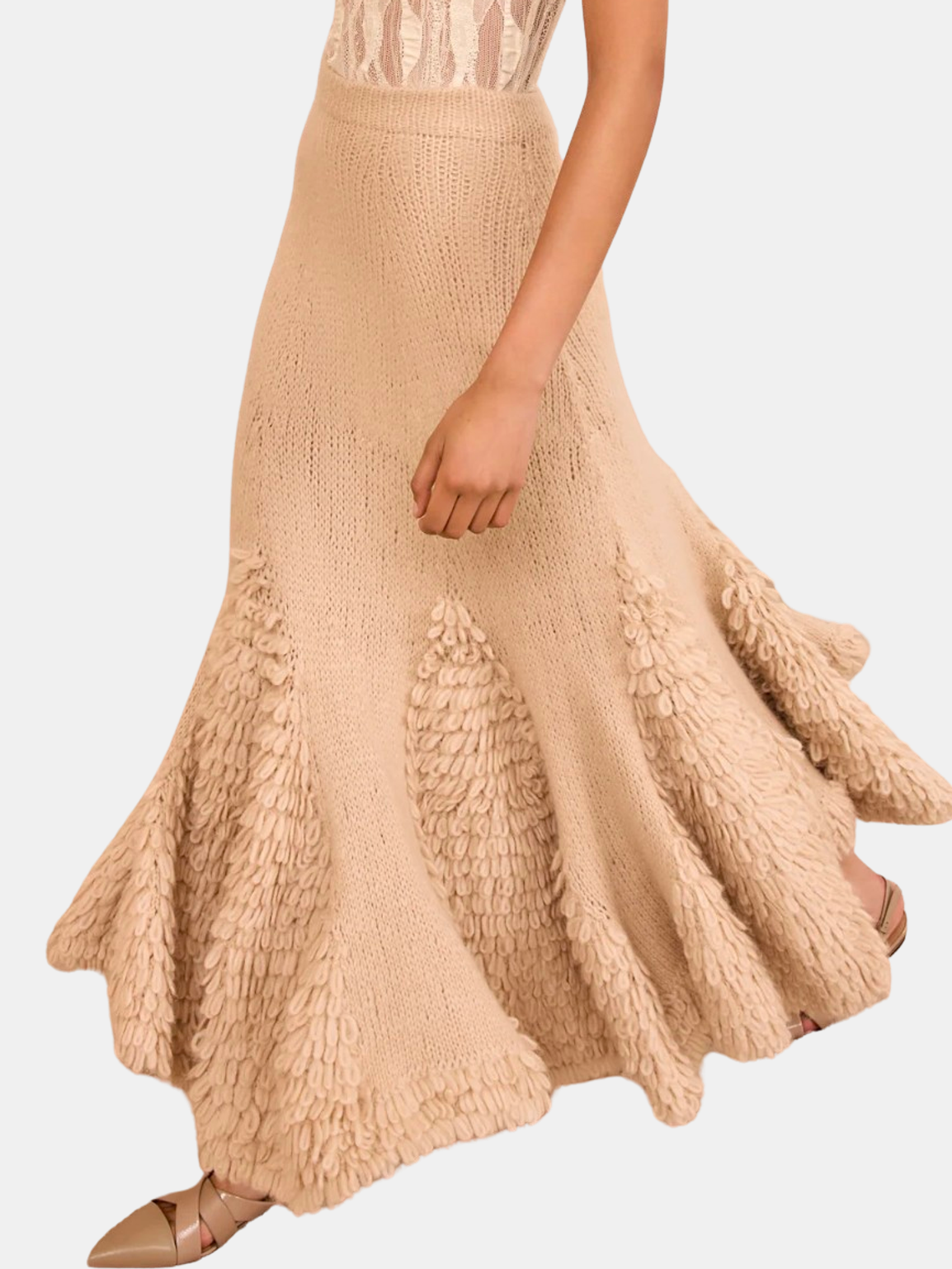 Nathalie A-line Knit Skirt