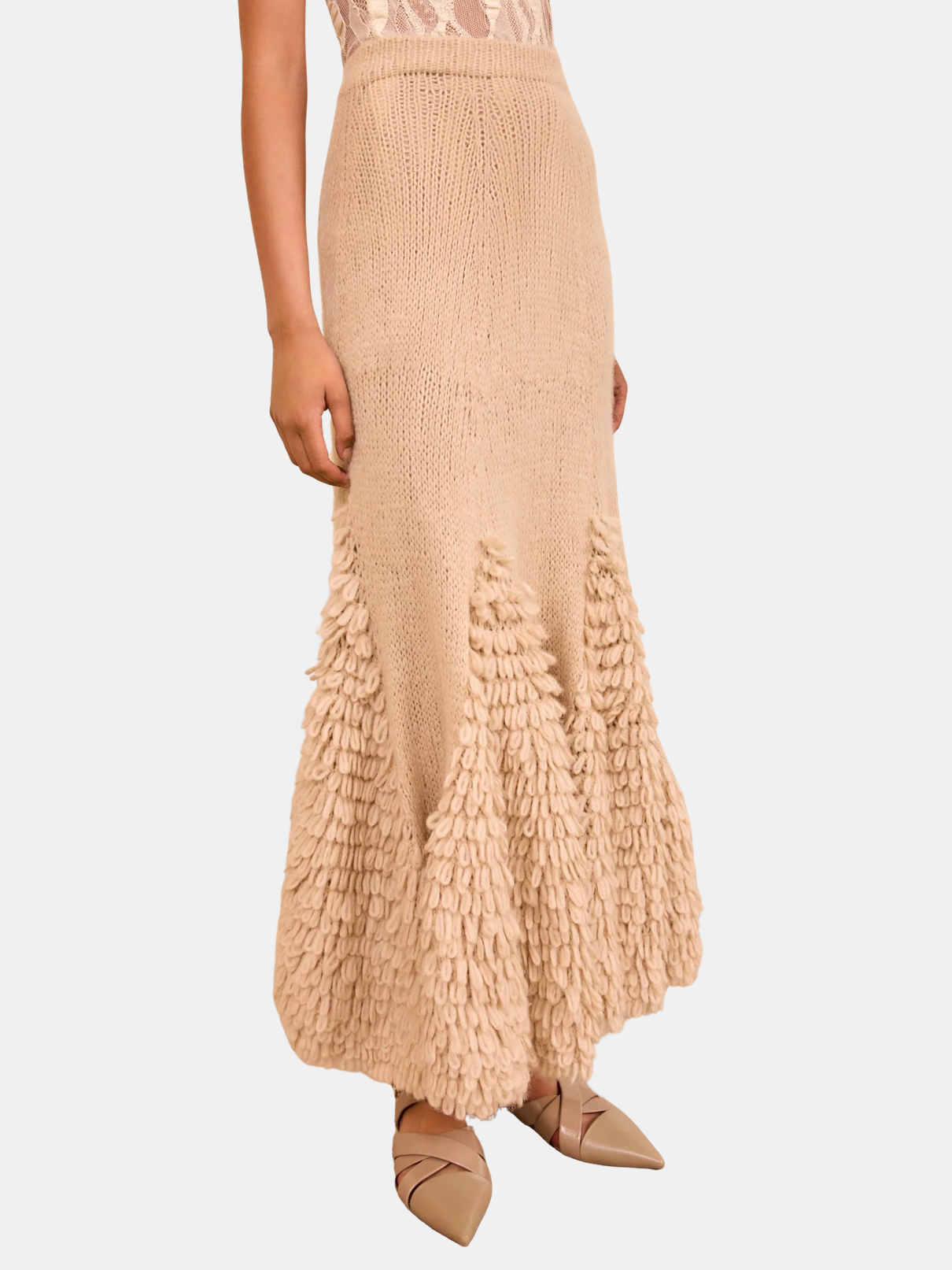 Nathalie A-line Knit Skirt