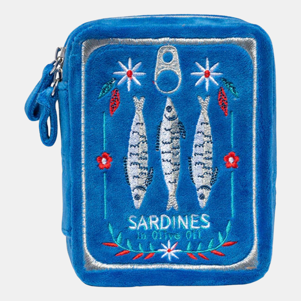 Sardine Can Velvet Jewelry Zip