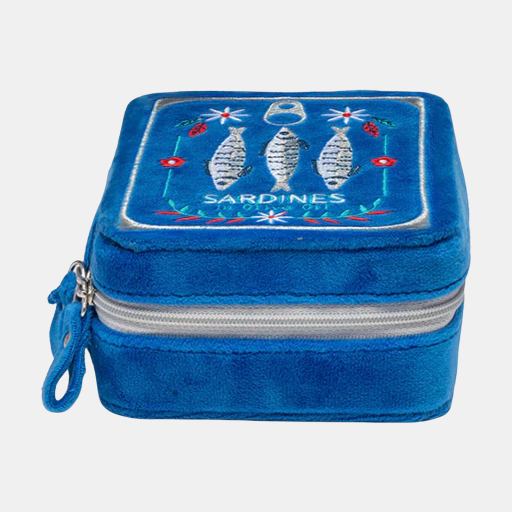 Sardine Can Velvet Jewelry Zip