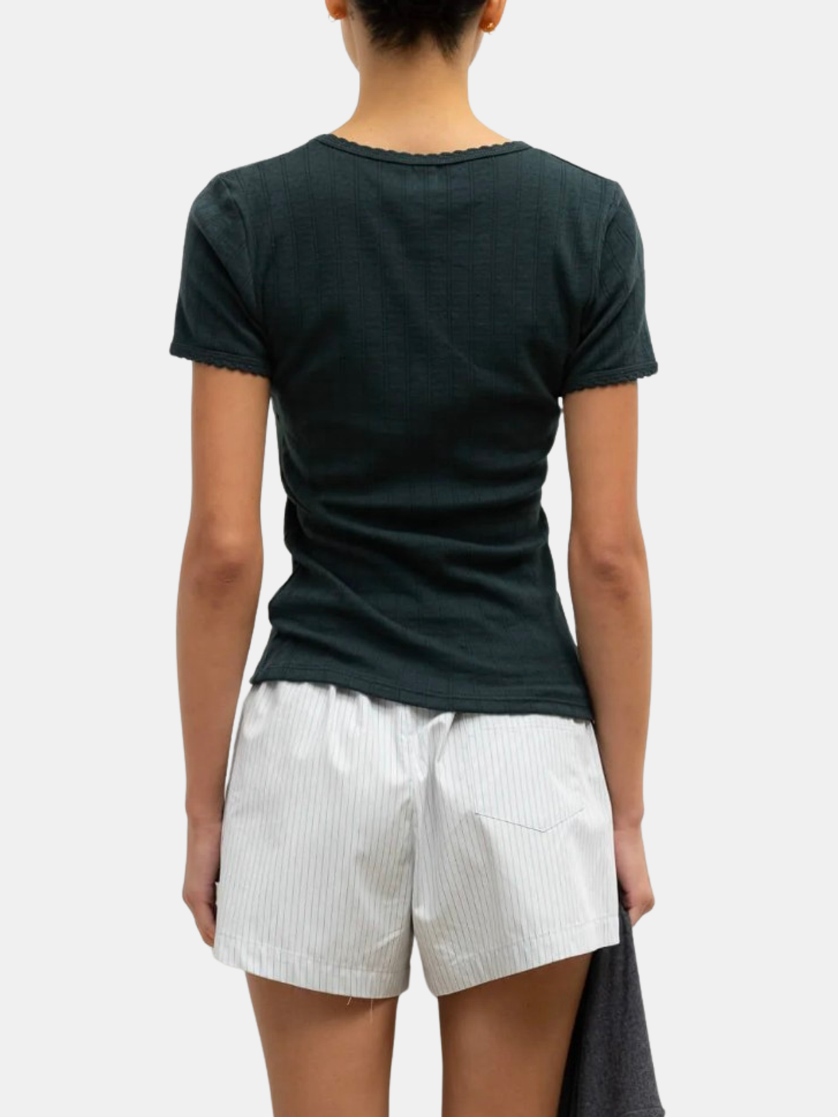 Pointelle Slim Fit Tee