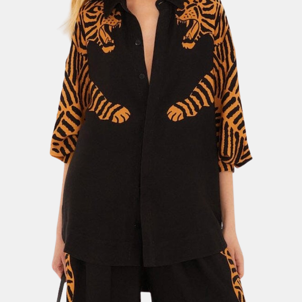 Black Tiger Long Sleeve Shirt