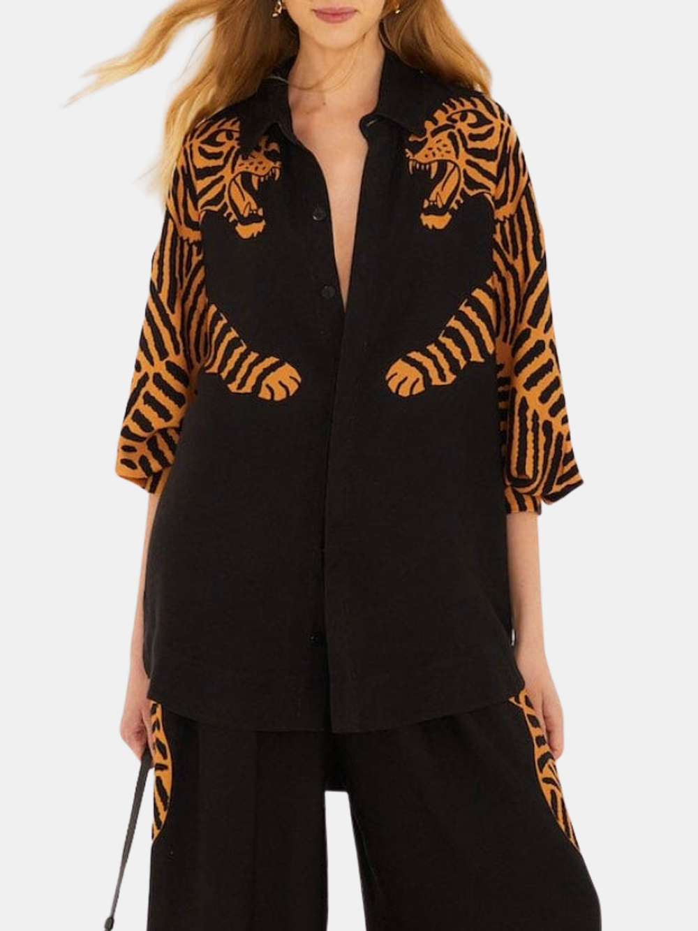 Black Tiger Long Sleeve Shirt