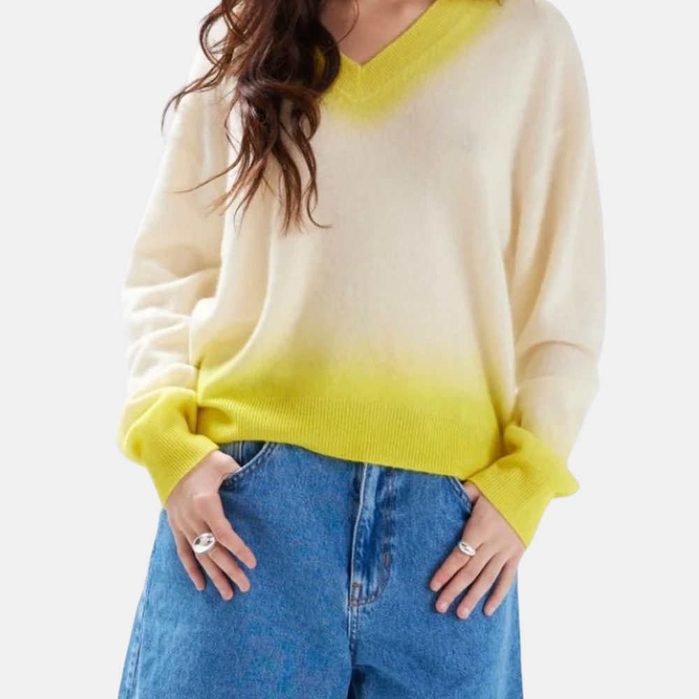 Alora Dip Trim V Neck