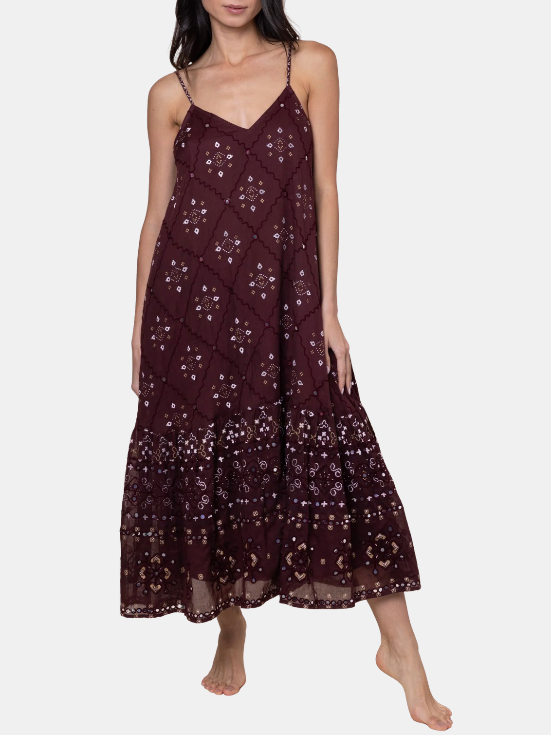 Midi Mosaic Print W/ Mirrors