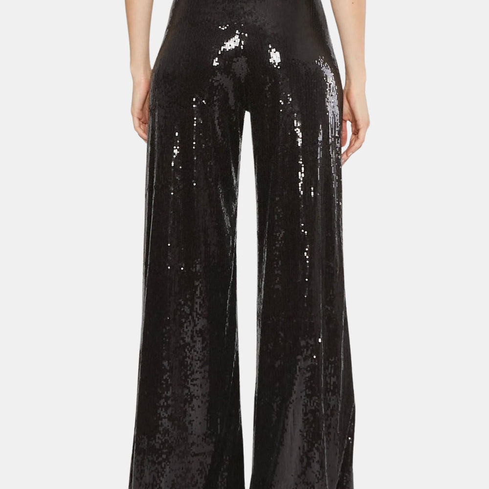 Sequin Wide Leg Pant