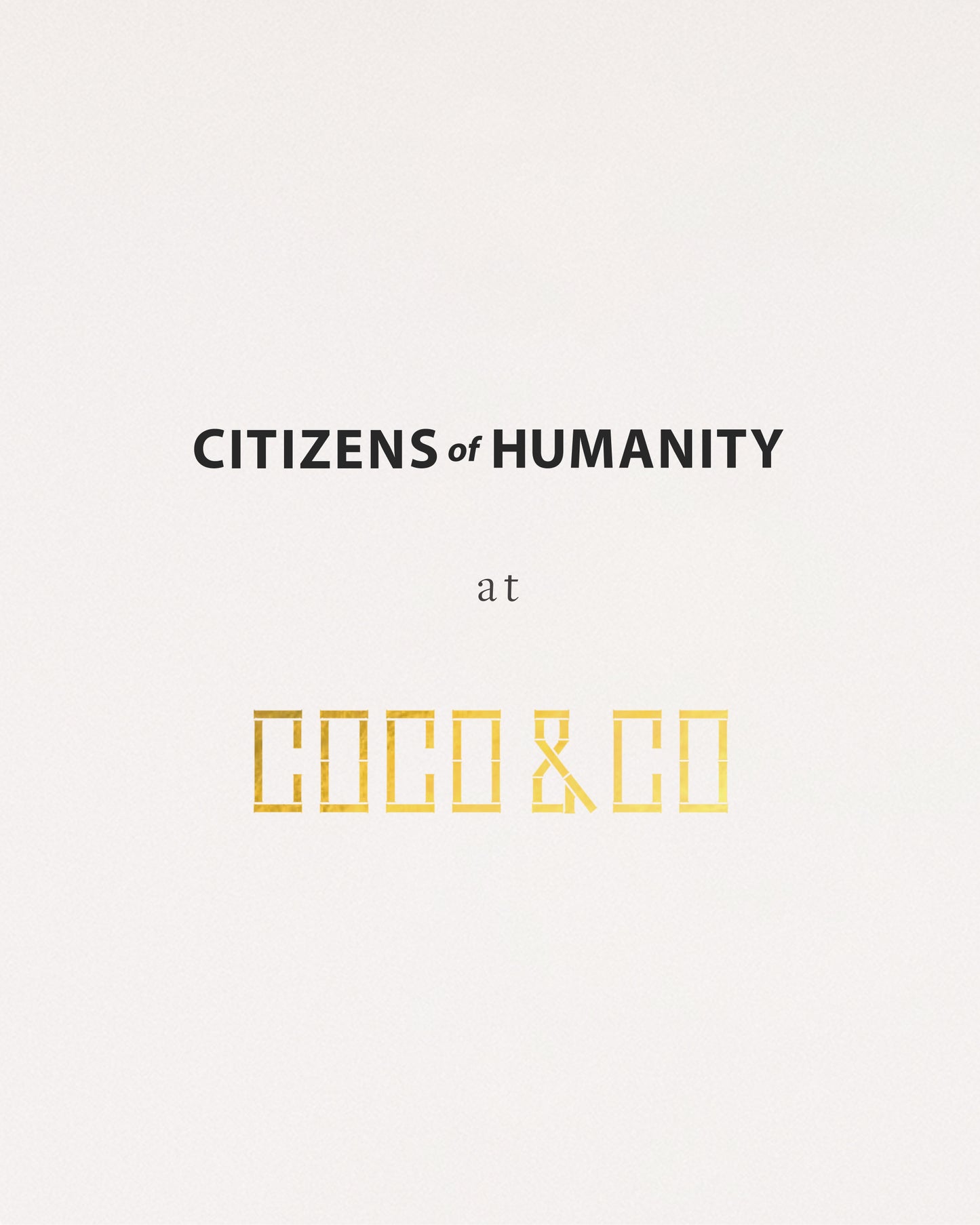 Citizens of Humanity Trunk Show