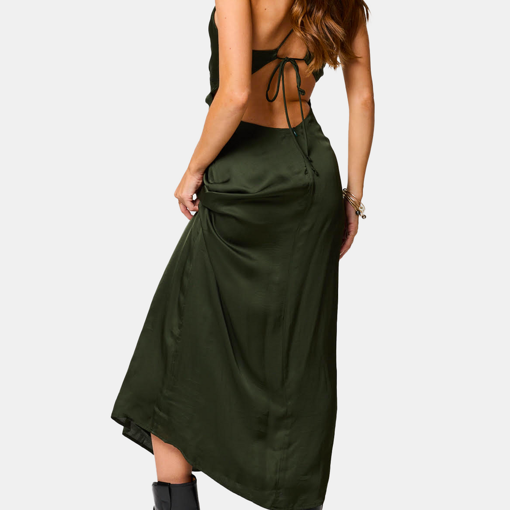 Silky Lucia Maxi Dress