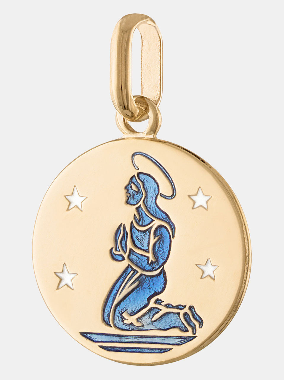 14k Zodiac Pendant