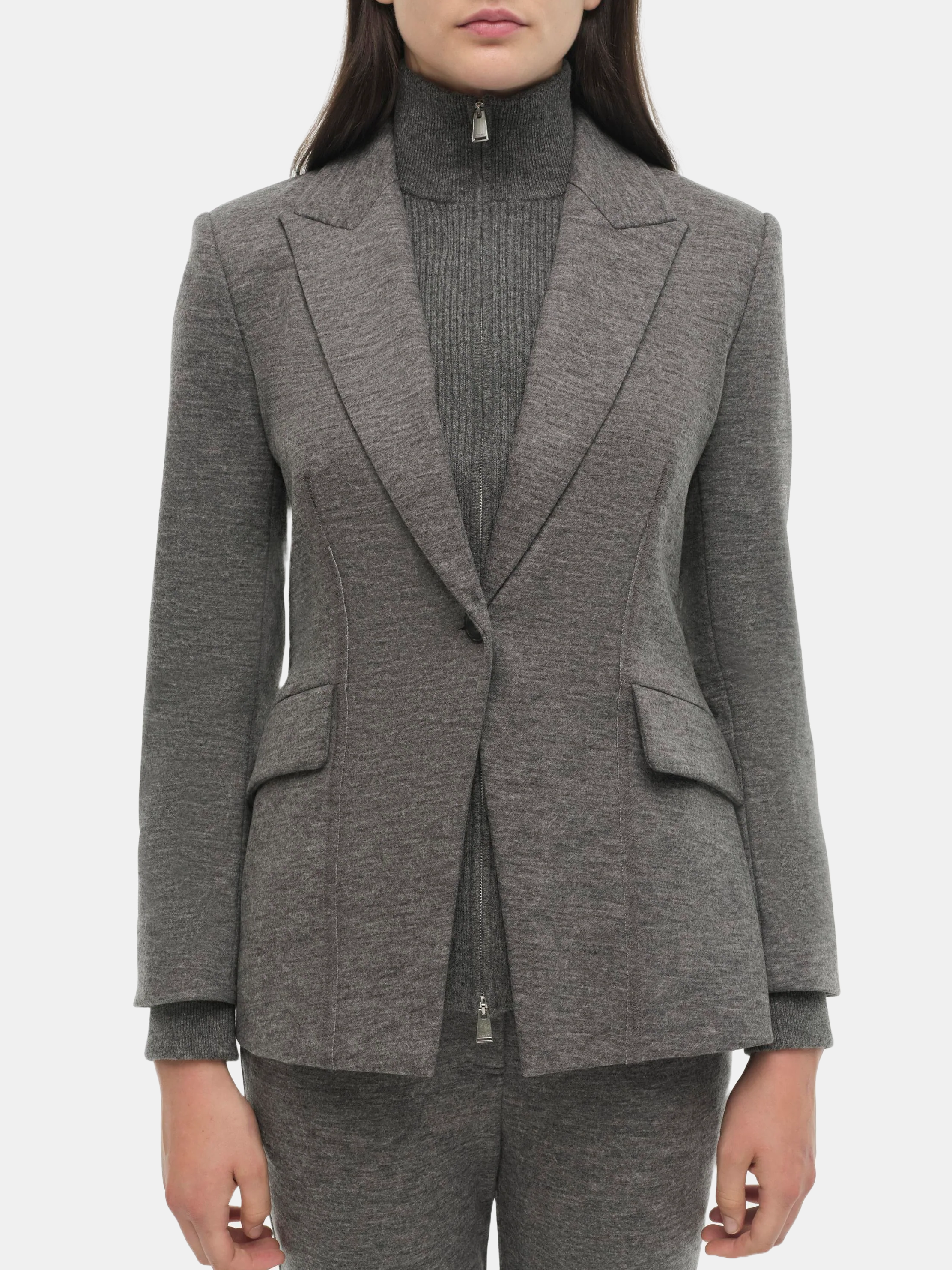 Auden Knit Combo Blazer