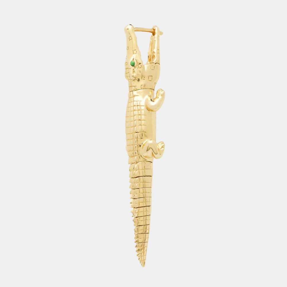 Alligator Yellow Gold Bite Ear