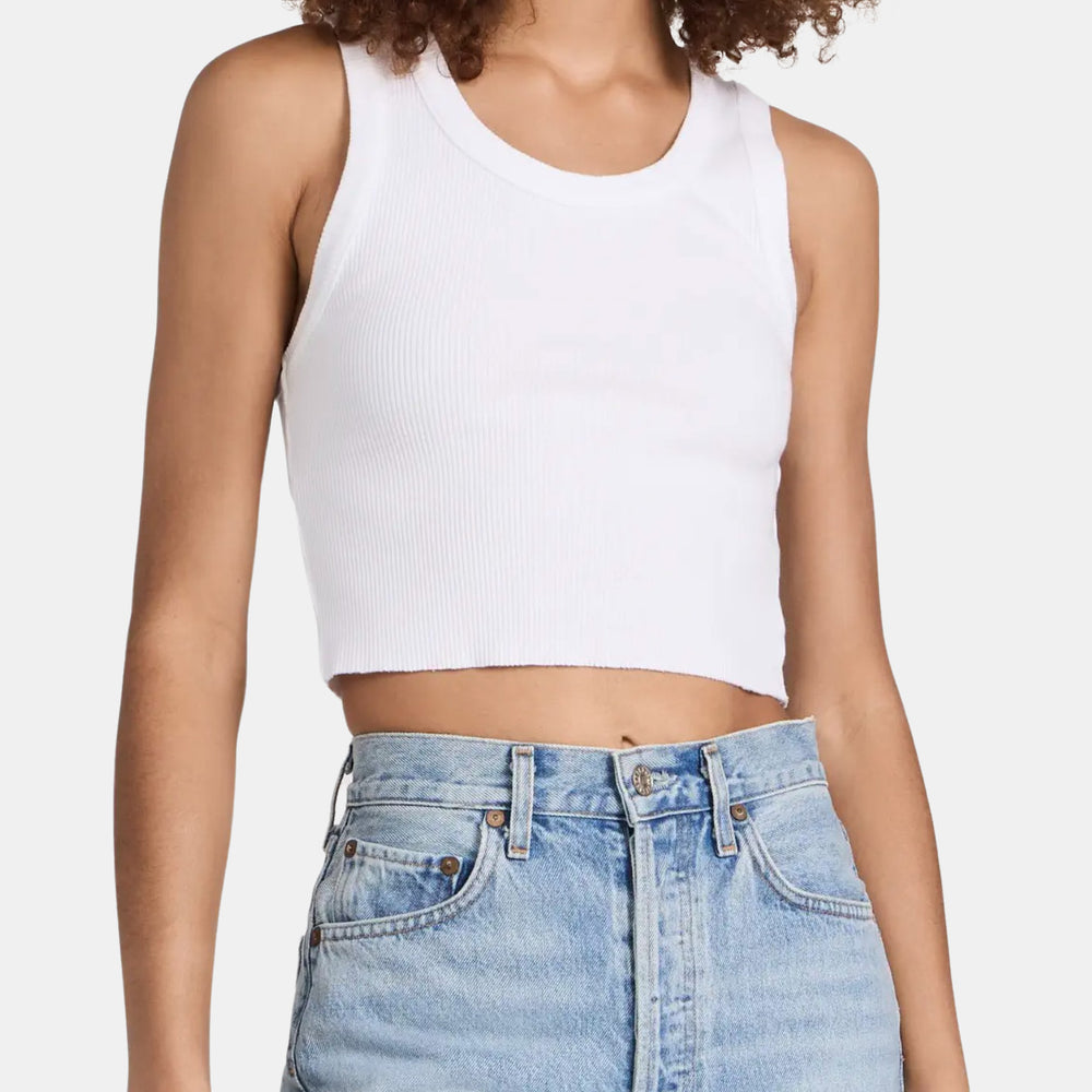 Cropped Poppy Tank - Morley 