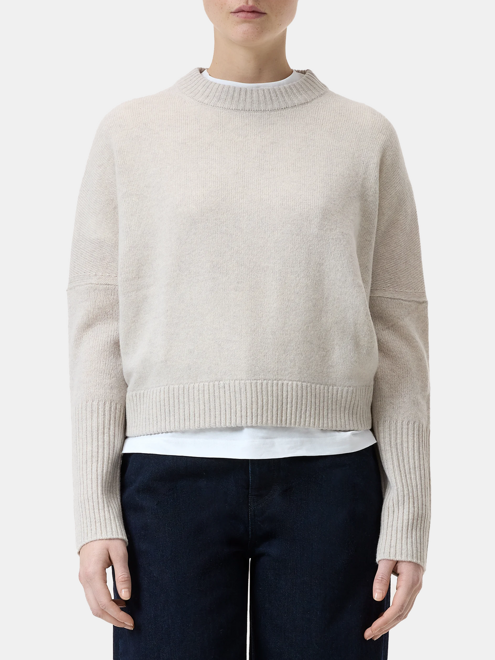 Crew Neck Cropped