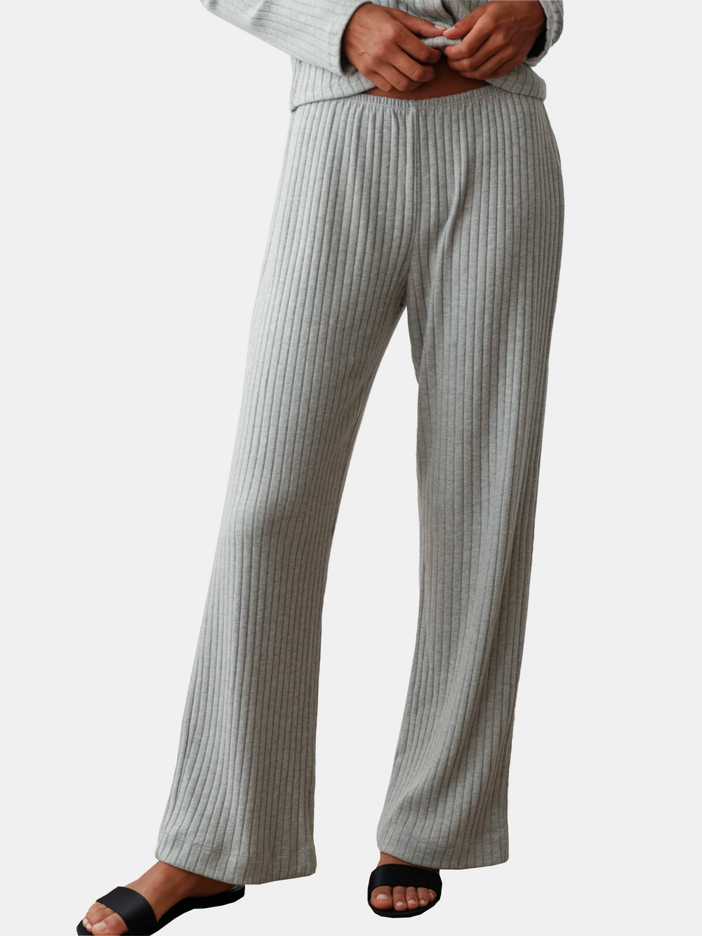 The Sweater Rib Simple Pant