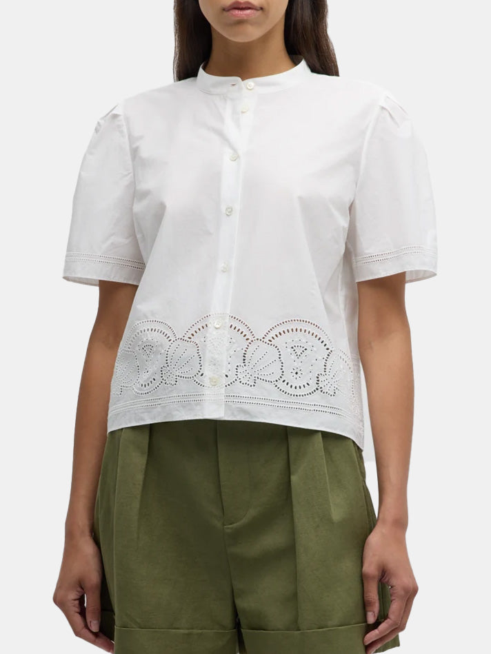 Embroidered Short Sleeve Shirt