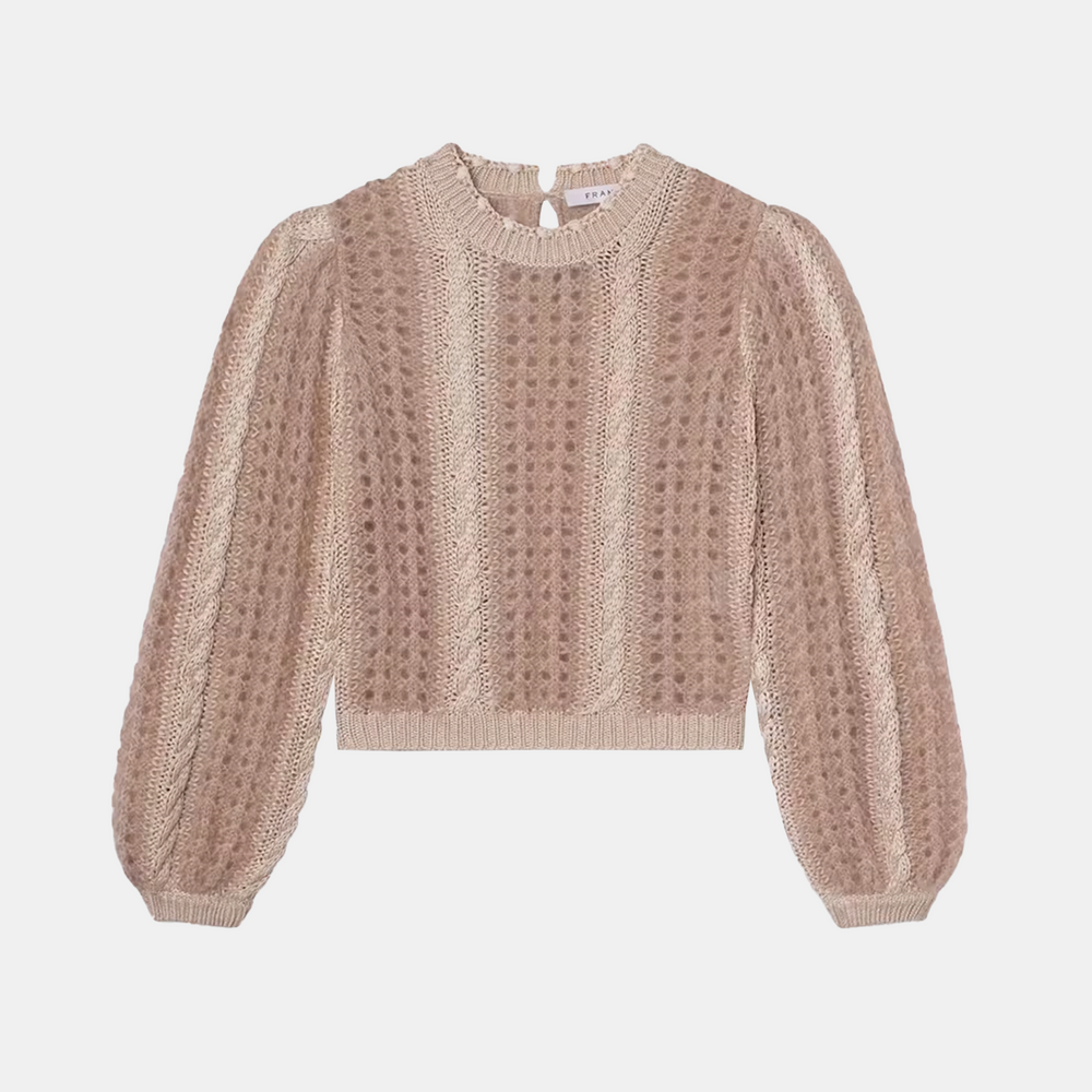 Femme Cable Mix Sweater