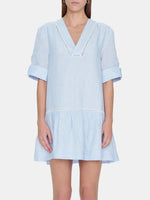 Jori Short Sleeve V-Neck Mini Dress - Morley 