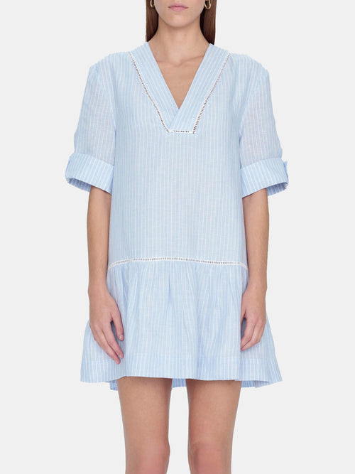 Jori Short Sleeve V-Neck Mini Dress - Morley 