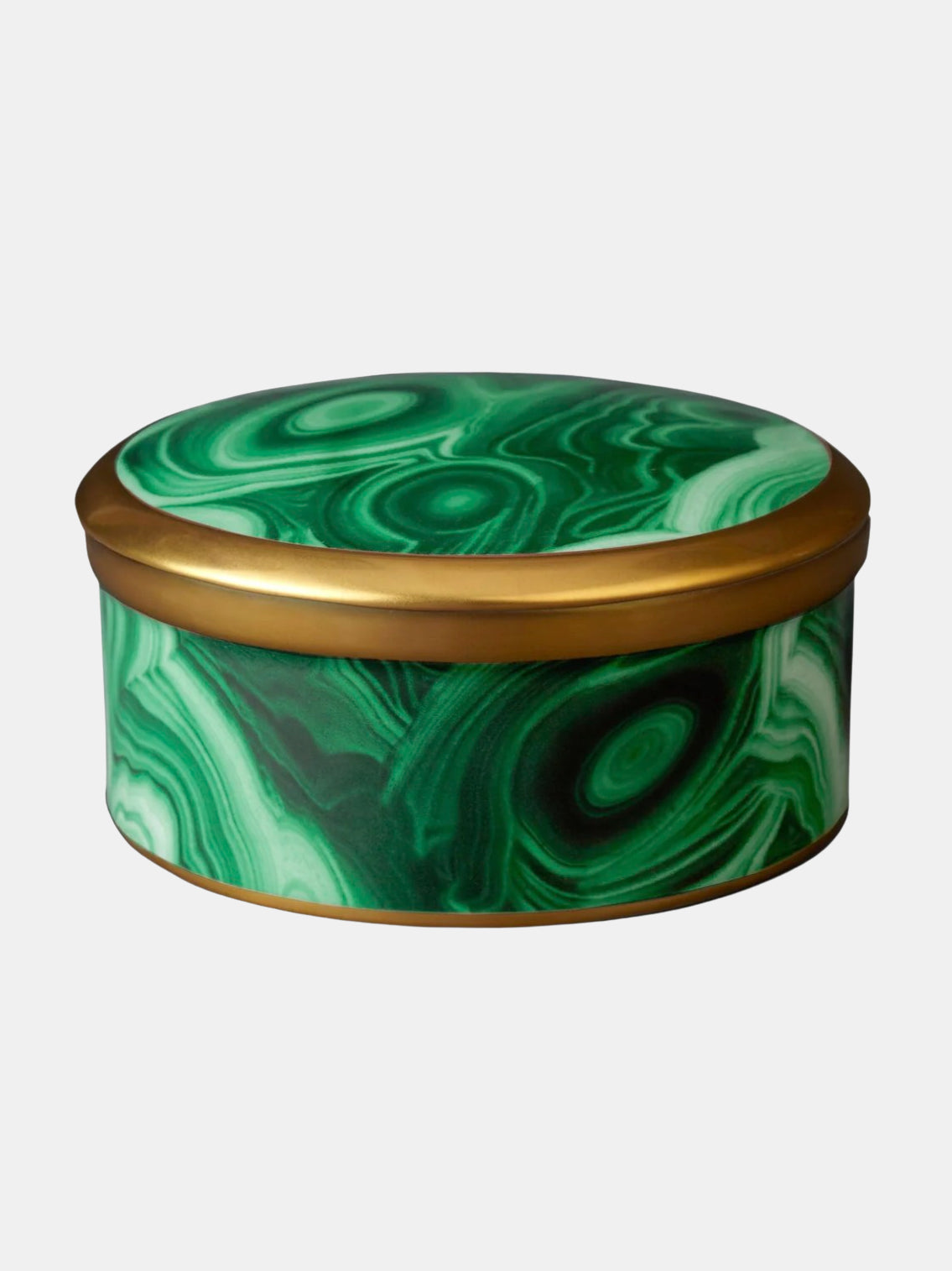 Malachite Round Box - Morley 