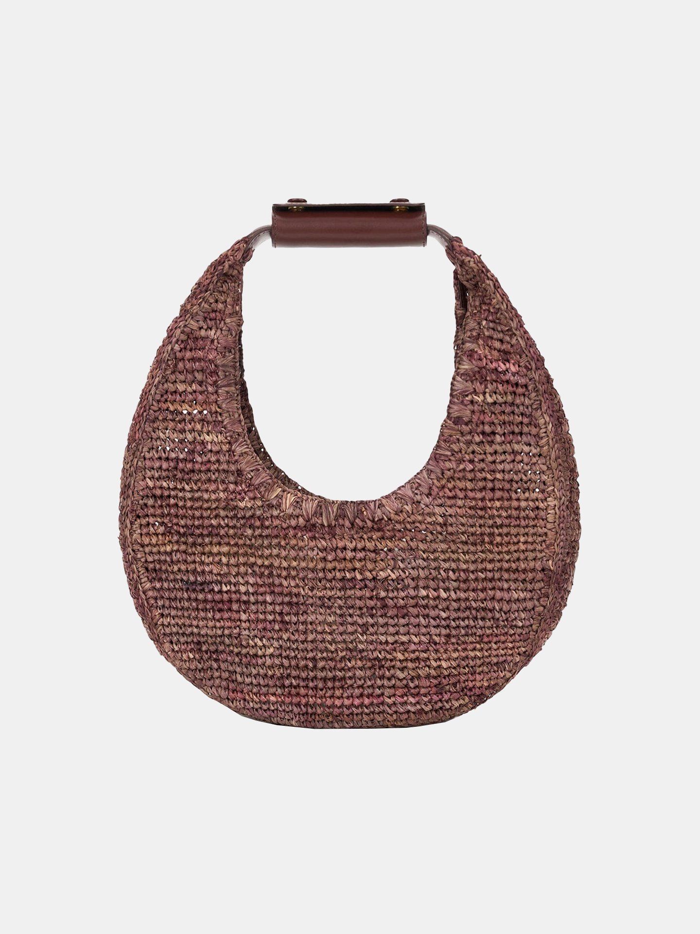 Moon Raffia Tote Bag