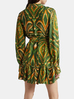 Pineapple Ikat Mini Dress