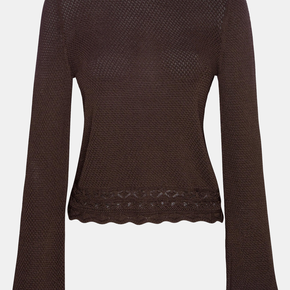 
                      
                        Pointelle Bell Sleeve Sweater - Morley 
                      
                    