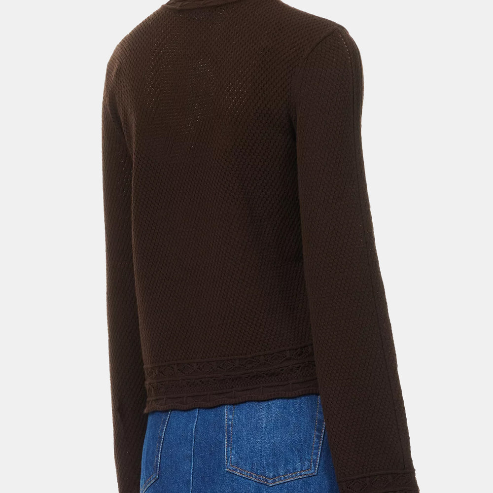 Pointelle Bell Sleeve Sweater - Morley 