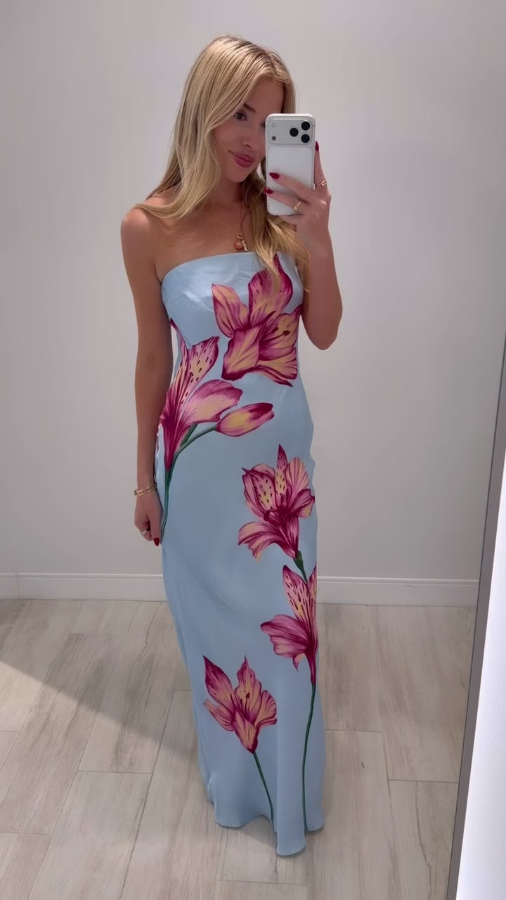 Flur Strapless Maxi Dress