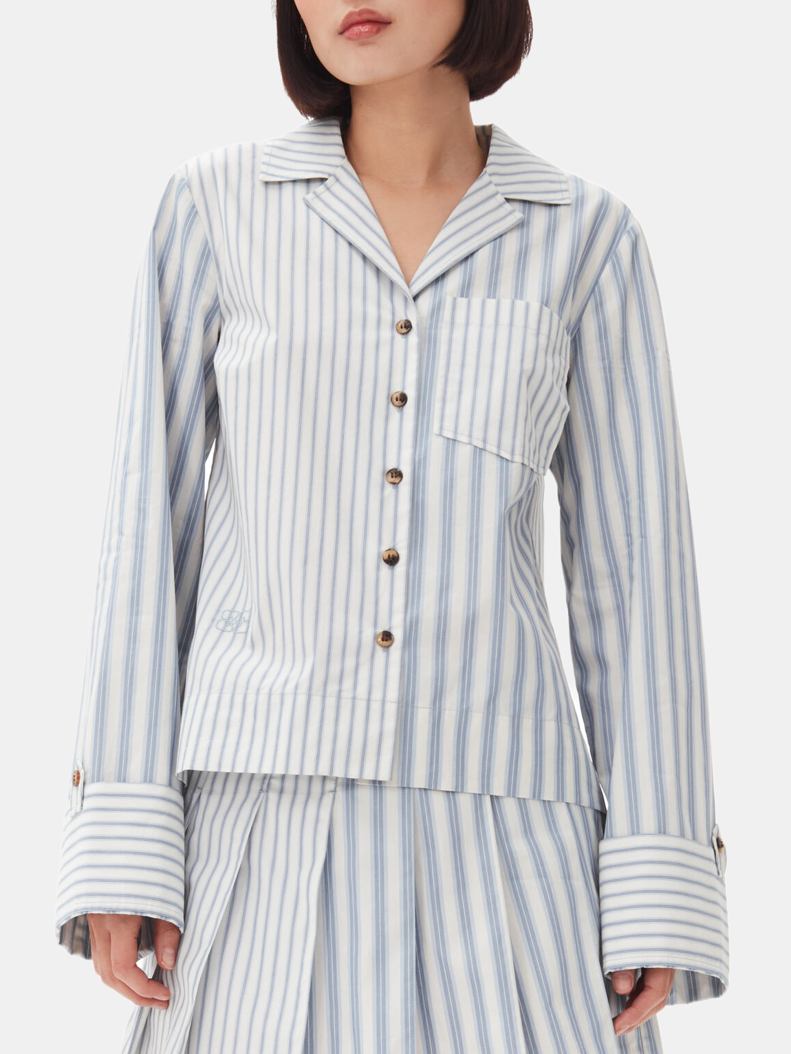 Stripe Cotton Shirt