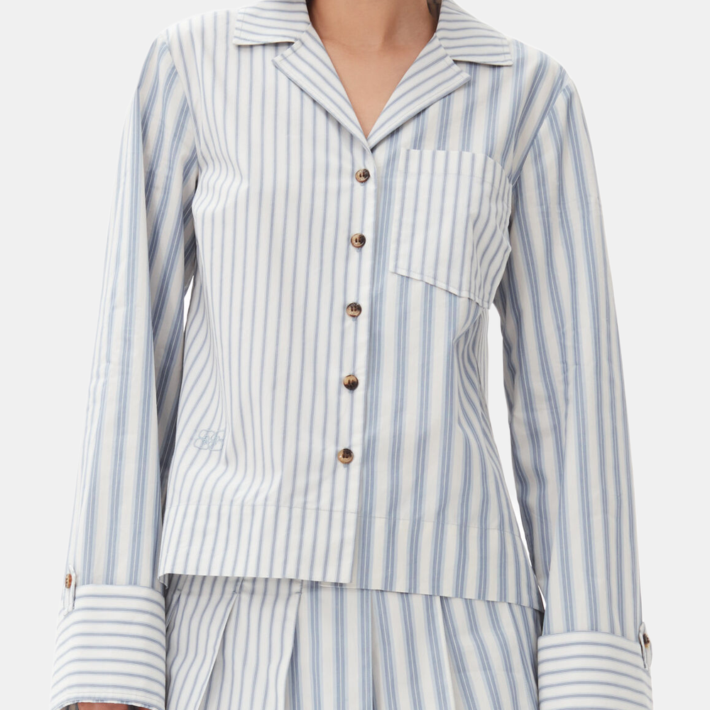 Stripe Cotton Shirt