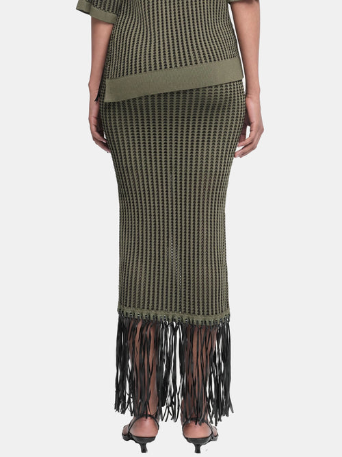 Arden Skirt With Fringe - Morley 