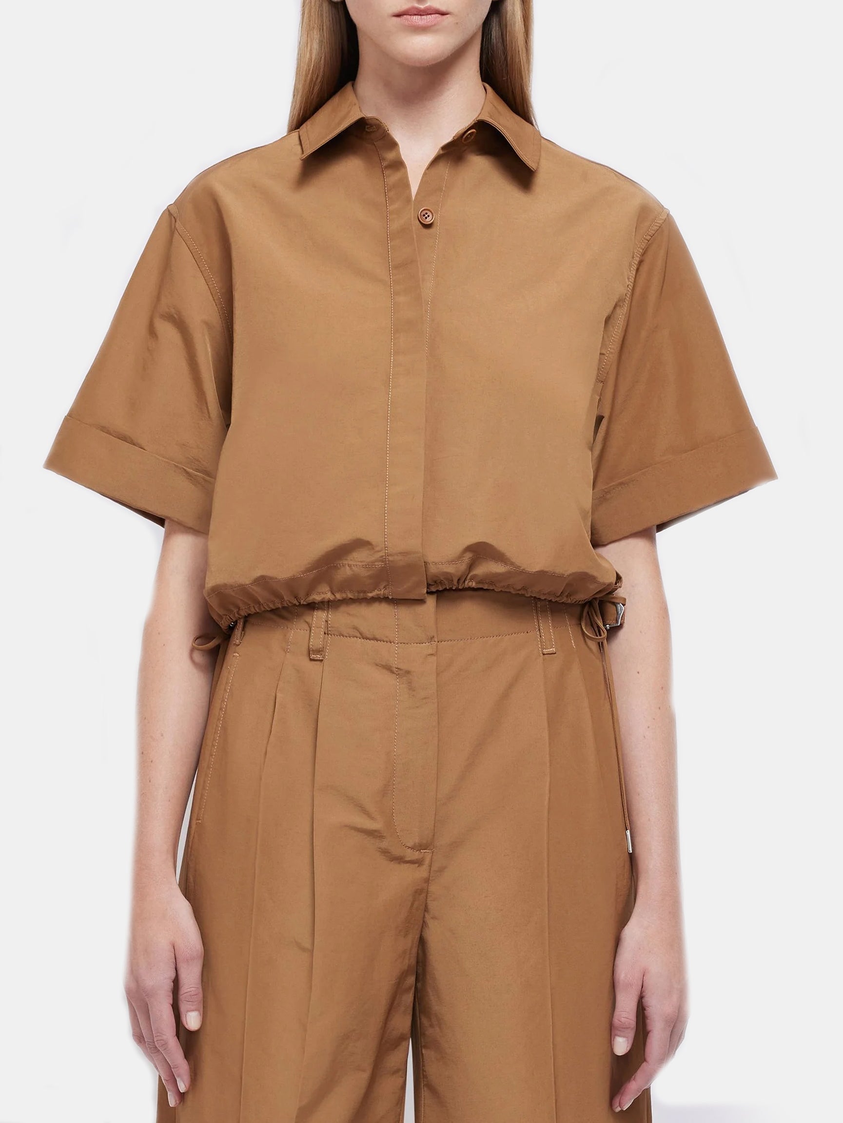 Ryett Short Sleeve Cropped Shirt