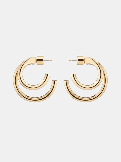 Small Double Lilly Hoops - Morley 
