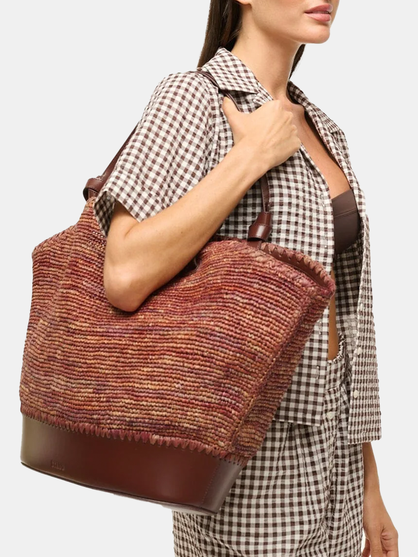 Squillo Raffia Tote