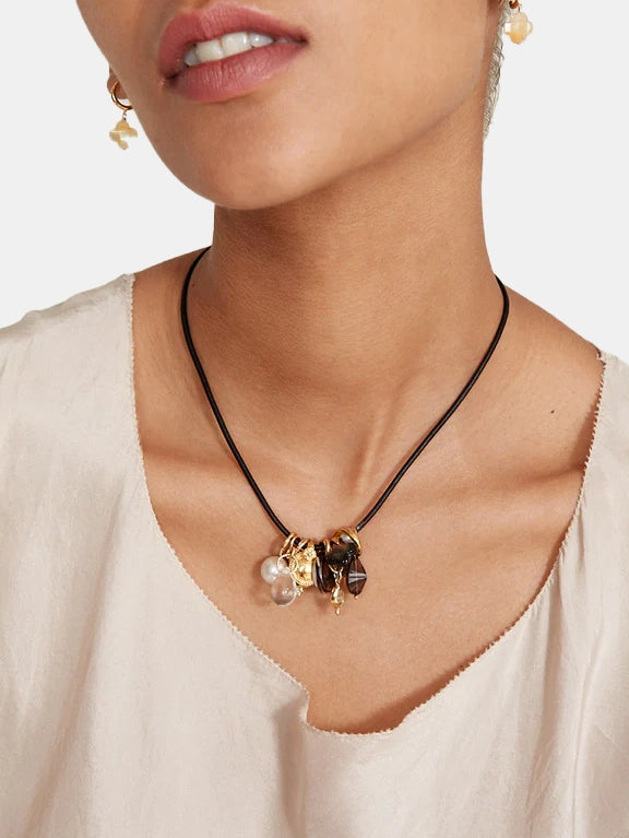 Stone Charm Necklace - Morley 