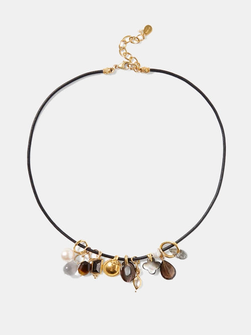 Stone Charm Necklace - Morley 