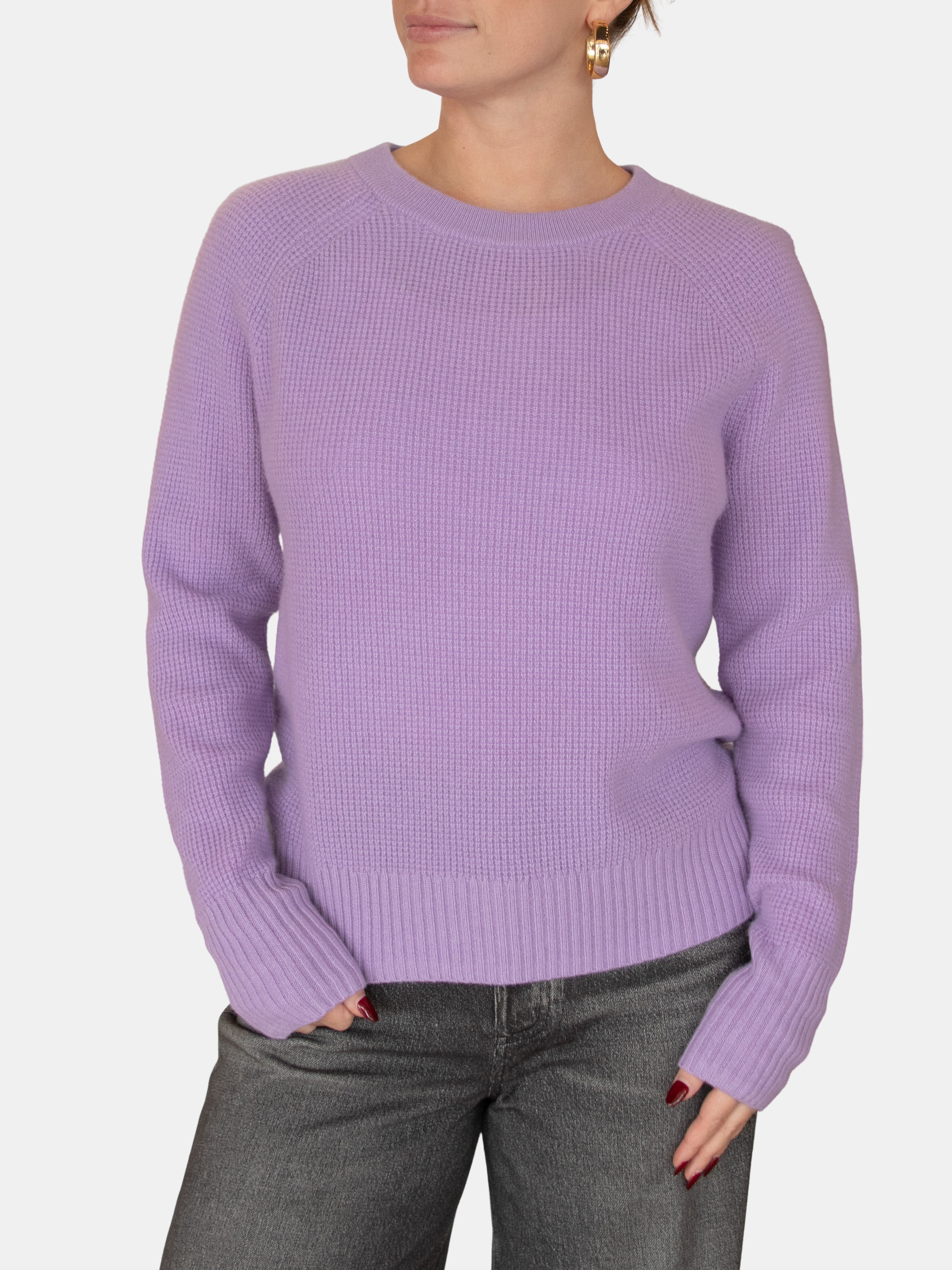 Cashmere Waffle Sweatshirt