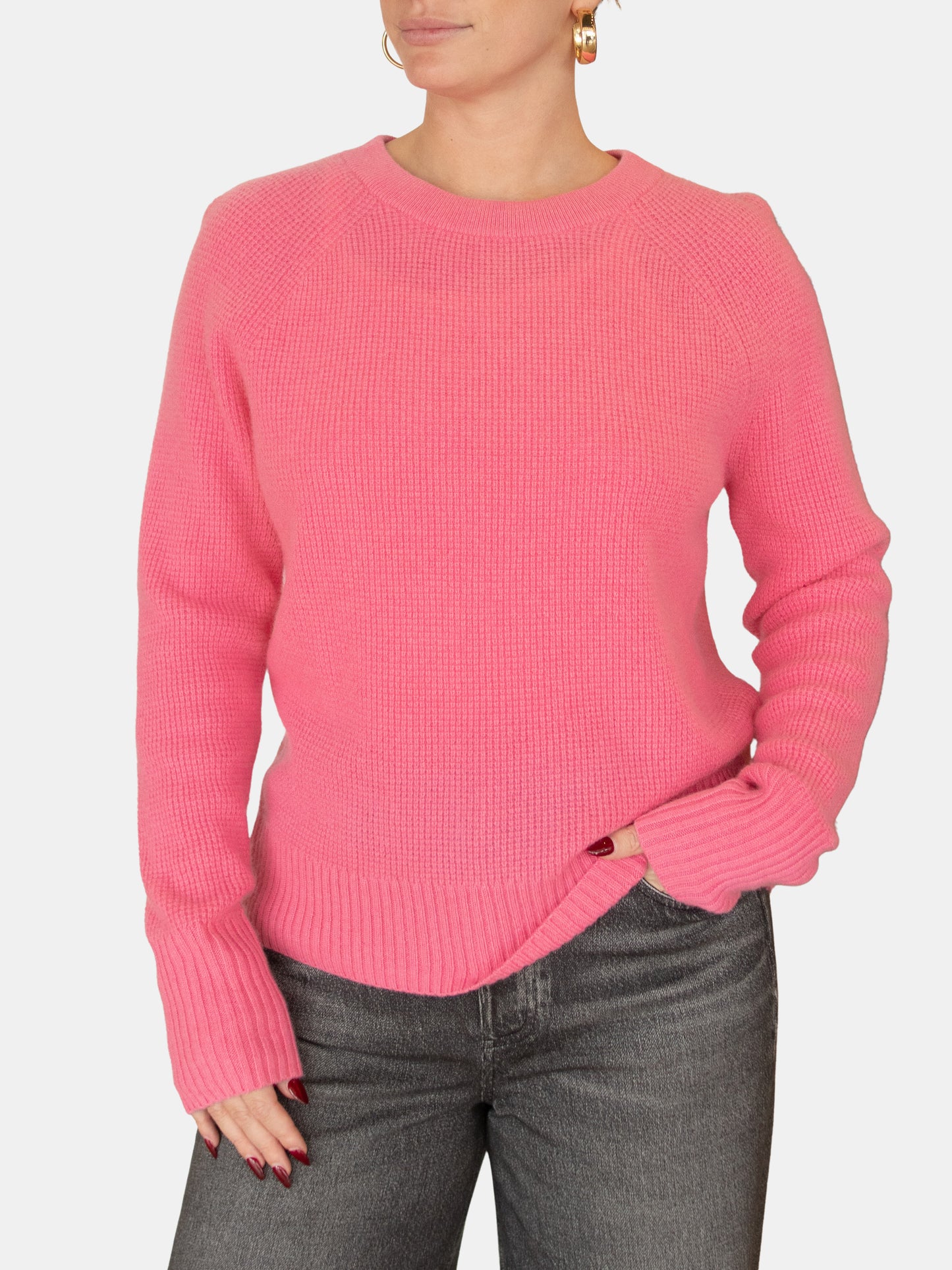 Cashmere Waffle Sweatshirt