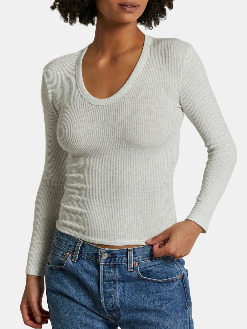 Whitney Sweater Rib U-neck