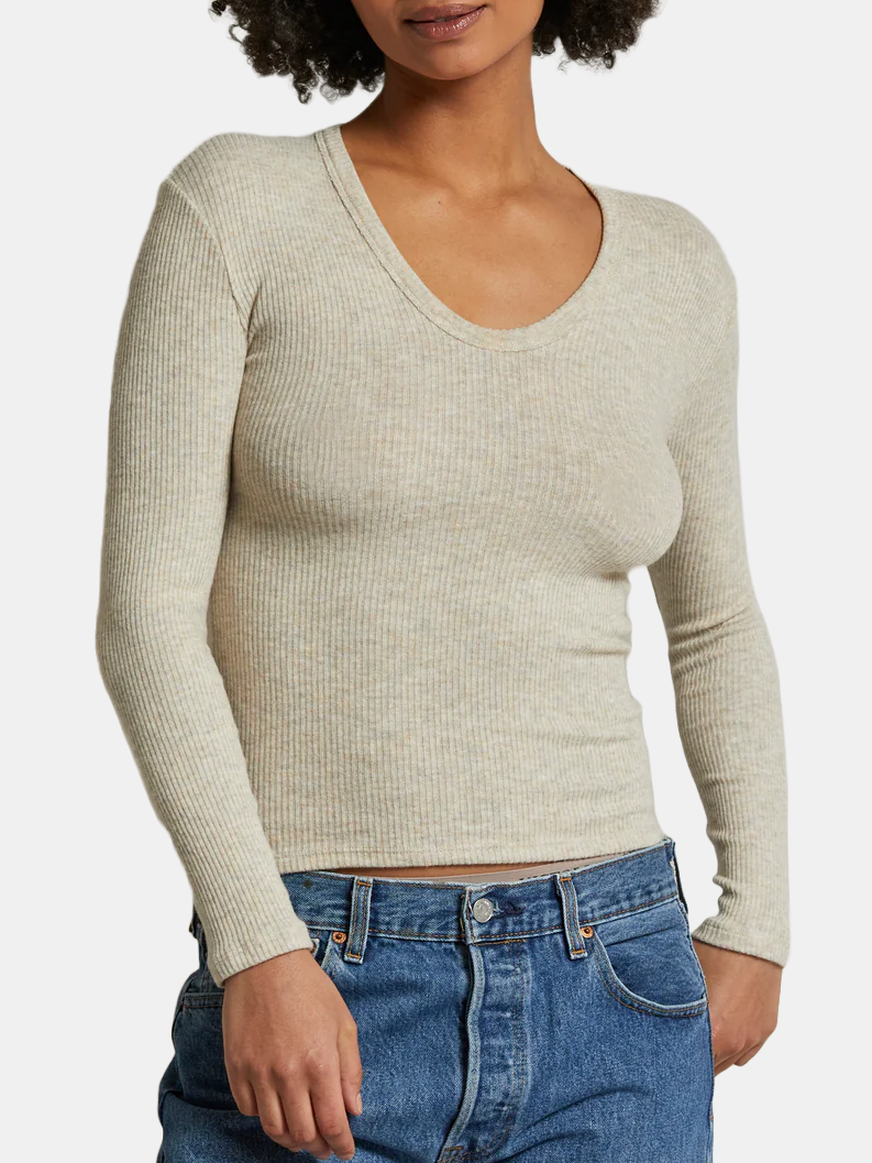 Whitney Sweater Rib U-neck