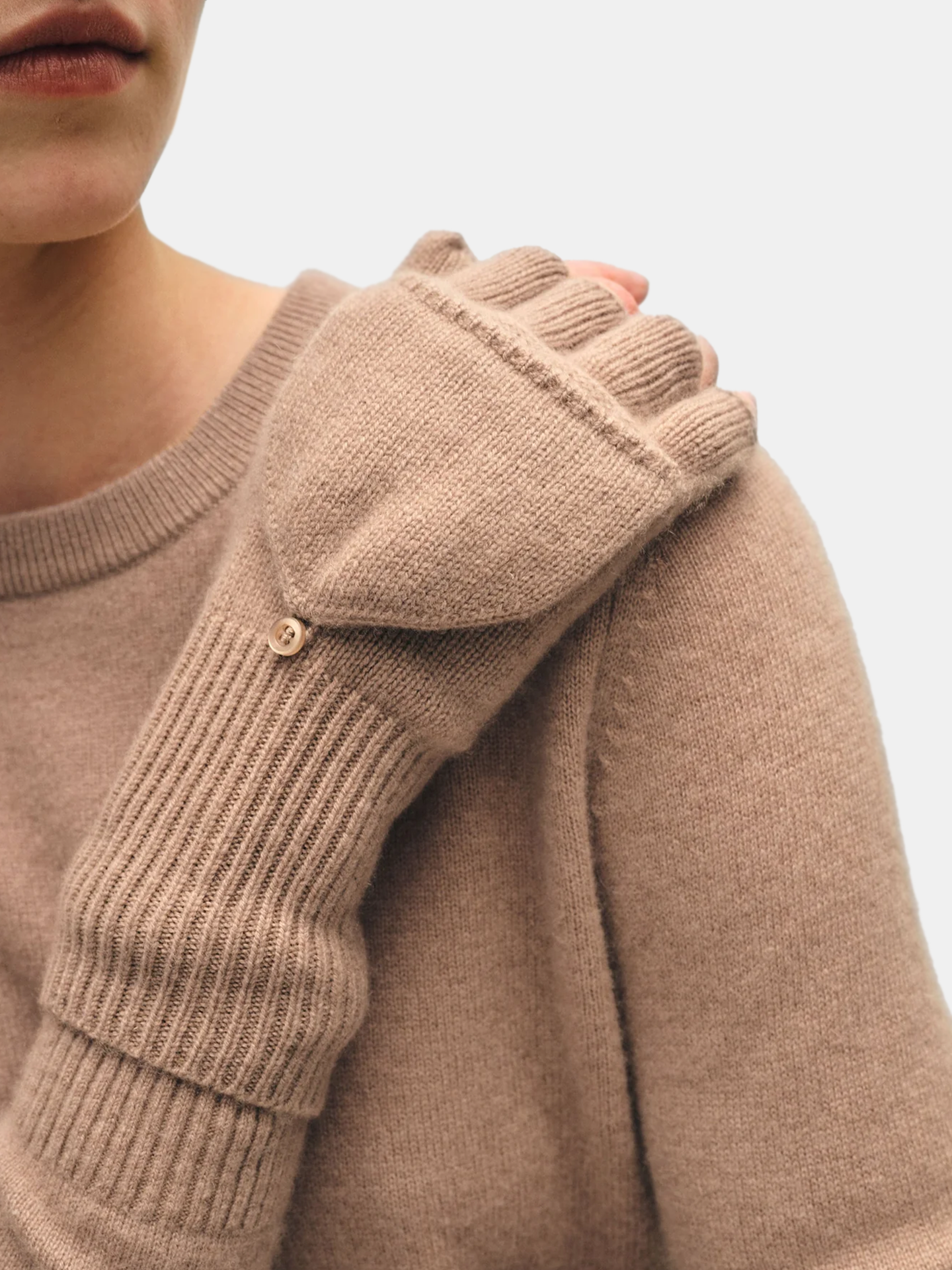 Cashmere Pop Top Glove