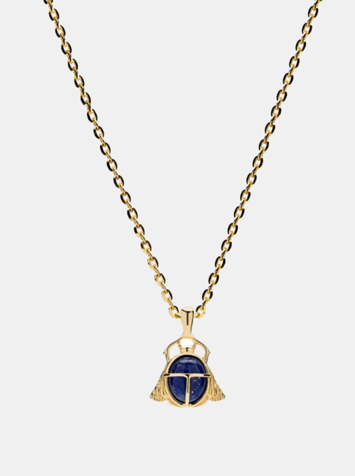 Scarab Lapis Necklace - Morley 